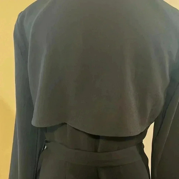 [XS]Ichi Black  Cardigan Dress with Belt Wrap Coat - Picture 6 of 9